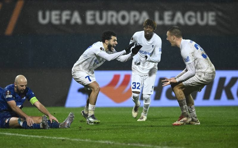 Football. UEFA Europa League. GNK Dinamo - KRC Genk. 19.02.2026