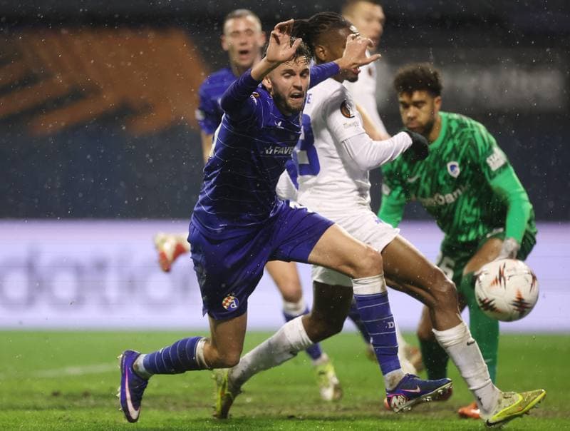 Football. UEFA Europa League. GNK Dinamo - KRC Genk. 19.02.2026