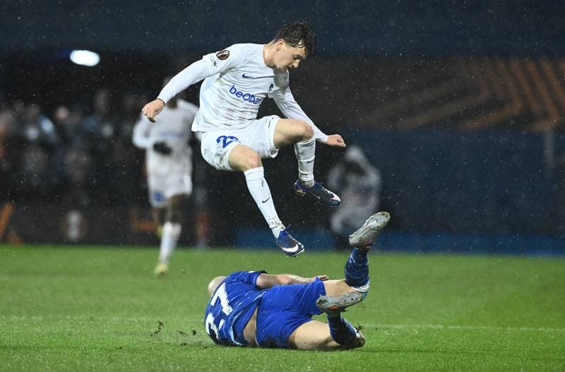 Football. UEFA Europa League. GNK Dinamo - KRC Genk. 19.02.2026