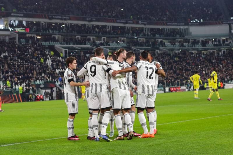 Football. UEFA Europa League. Juventus - FC Nantes. 16.02.2023