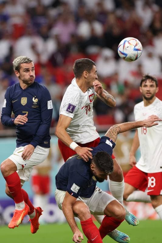 Football. FIFA World Cup. France - Poland. 04.11.2022