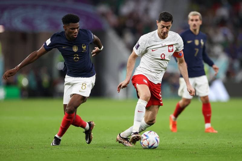 Football. FIFA World Cup. France - Poland. 04.11.2022