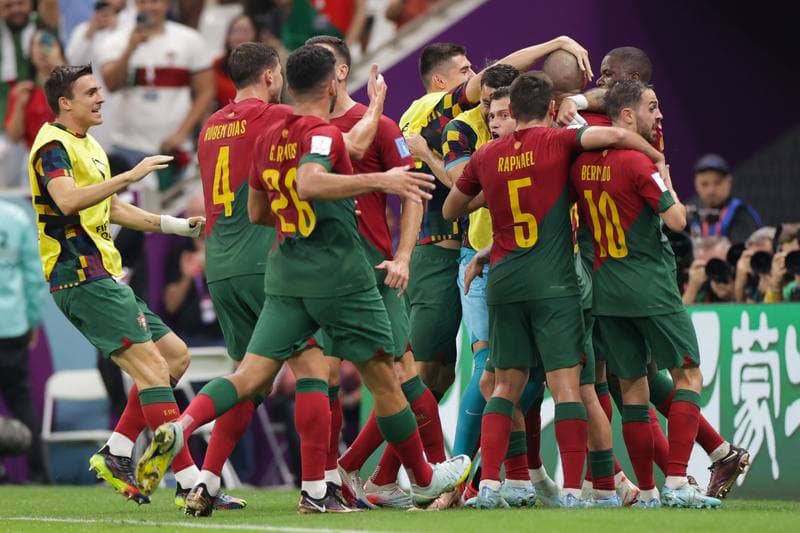 Football. FIFA World Cup. Portugal - Switzerland. 06.12.2022