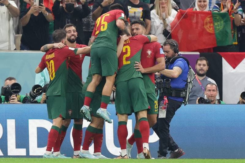 Football. FIFA World Cup. Portugal - Switzerland. 06.12.2022