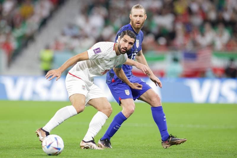 Football. FIFA World Cup. Iran - USA. 29.11.2022