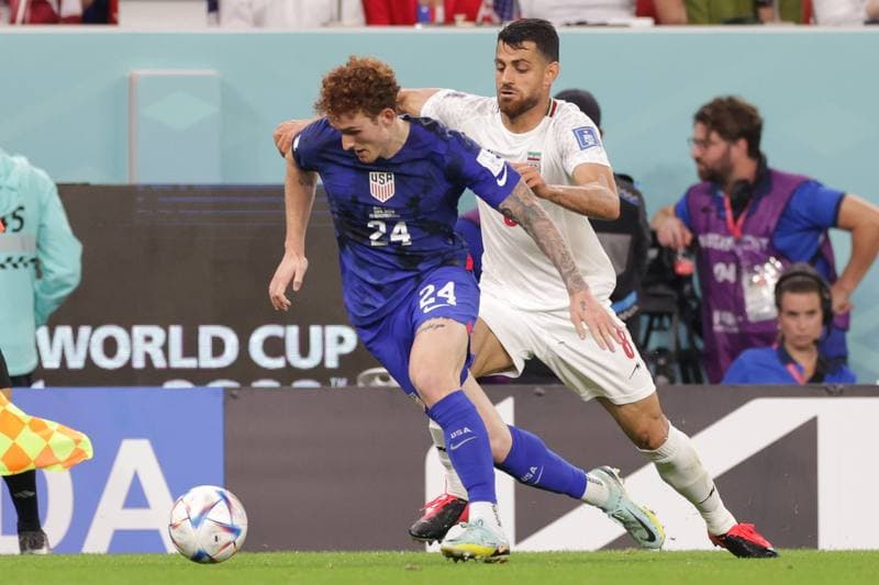 Football. FIFA World Cup. Iran - USA. 29.11.2022