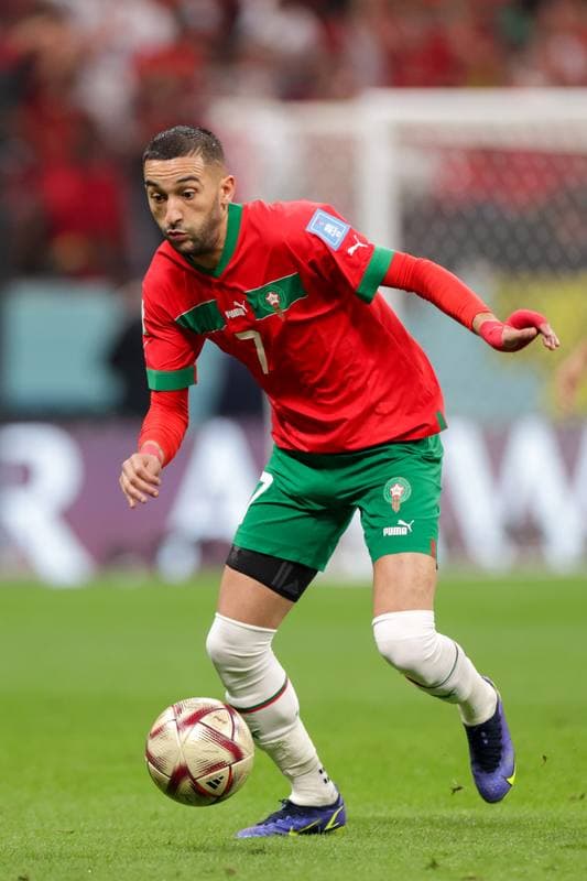 Football. FIFA World Cup. France - Morocco. 14.11.2022