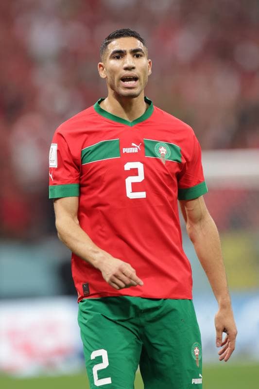 Football. FIFA World Cup. France - Morocco. 14.11.2022