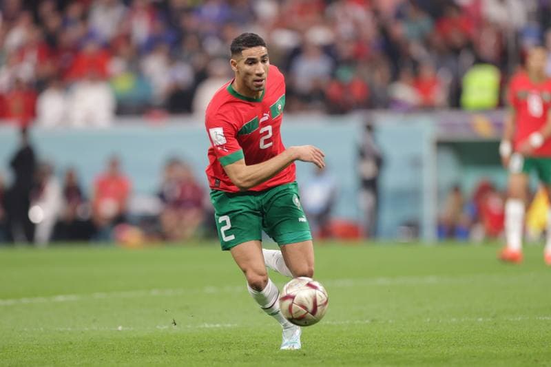 Football. FIFA World Cup. France - Morocco. 14.11.2022