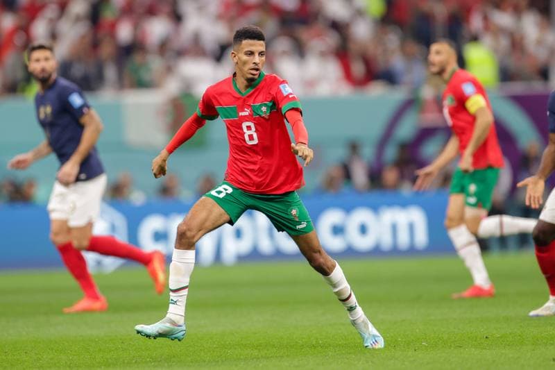 Football. FIFA World Cup. France - Morocco. 14.11.2022
