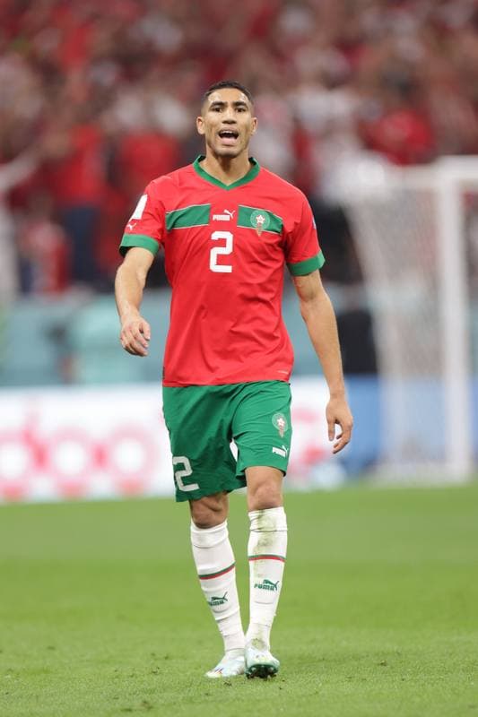Football. FIFA World Cup. France - Morocco. 14.11.2022