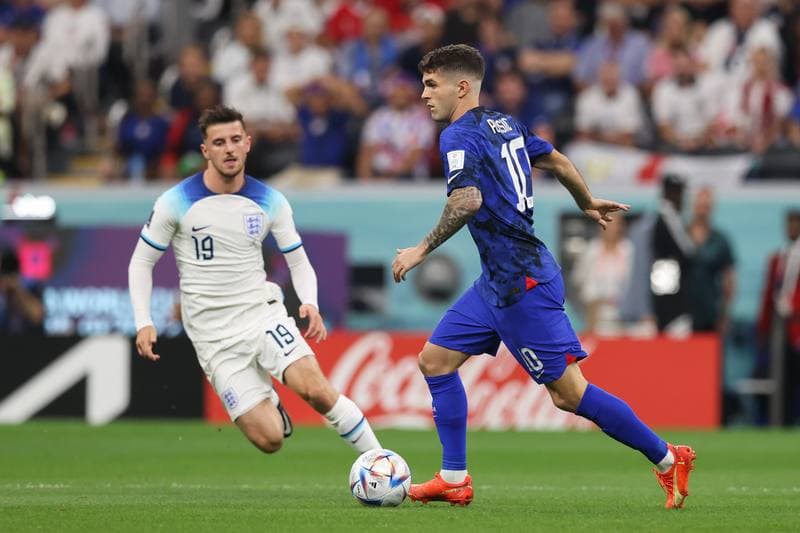 Football. FIFA World Cup. England - USA. 25.11.2022