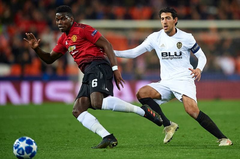 Football. UEFA Champions League. Valencia - Manchester United. 12.12.2018
