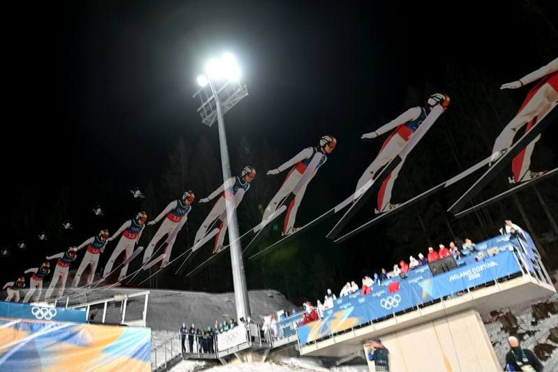 Ski Jumping. FIS World Cup. Men's Super Team Large Hill. 16.02.2026