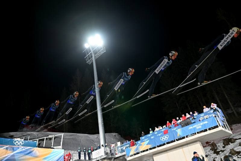 Ski Jumping. FIS World Cup. Men's Super Team Large Hill. 16.02.2026