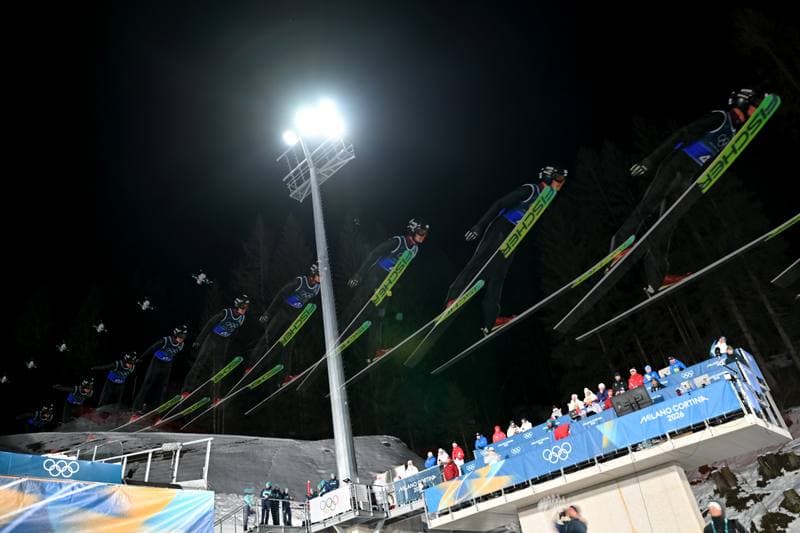 Ski Jumping. FIS World Cup. Men's Super Team Large Hill. 16.02.2026