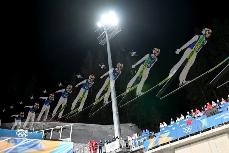 Ski Jumping. FIS World Cup. Men's Super Team Large Hill. 16.02.2026
