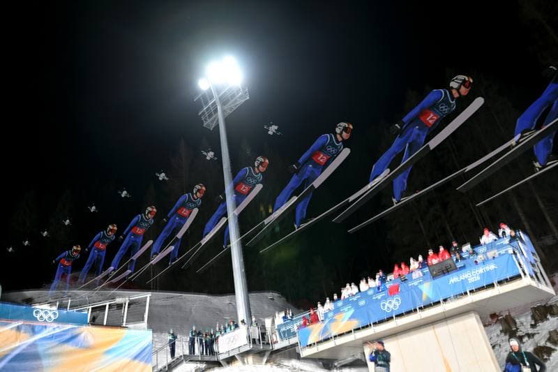 Ski Jumping. FIS World Cup. Men's Super Team Large Hill. 16.02.2026