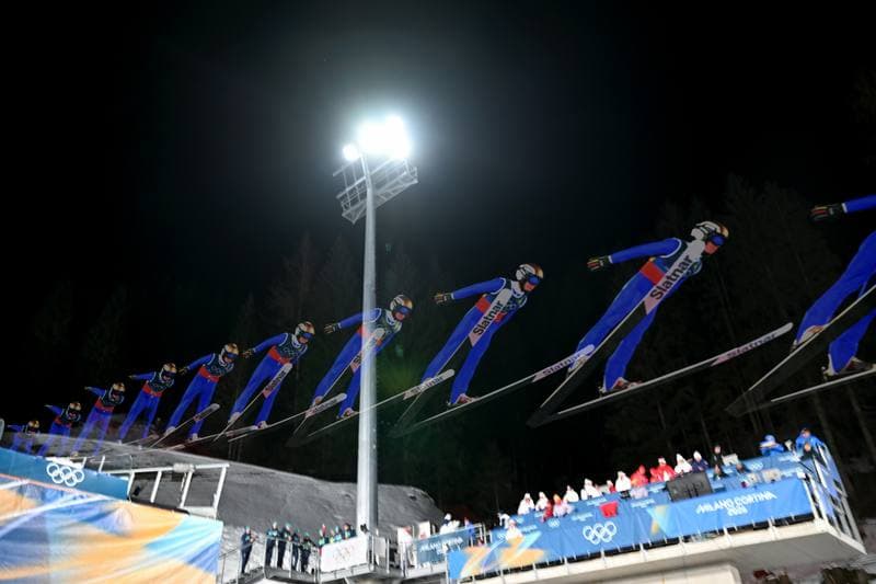 Ski Jumping. FIS World Cup. Men's Super Team Large Hill. 16.02.2026
