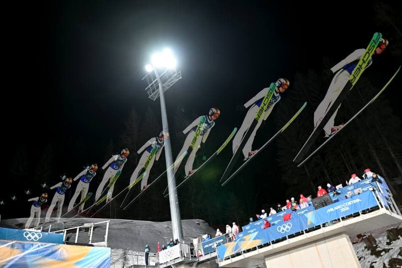 Ski Jumping. FIS World Cup. Men's Super Team Large Hill. 16.02.2026