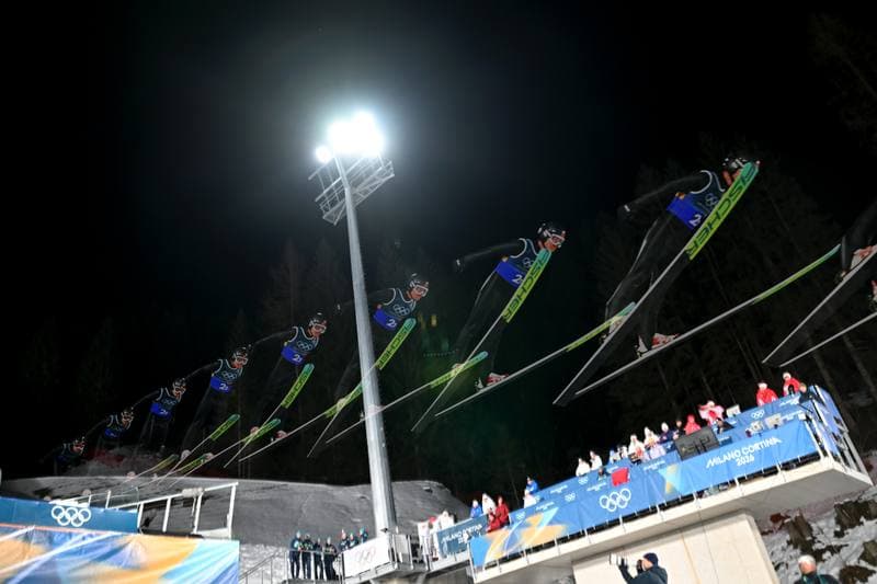 Ski Jumping. FIS World Cup. Men's Super Team Large Hill. 16.02.2026