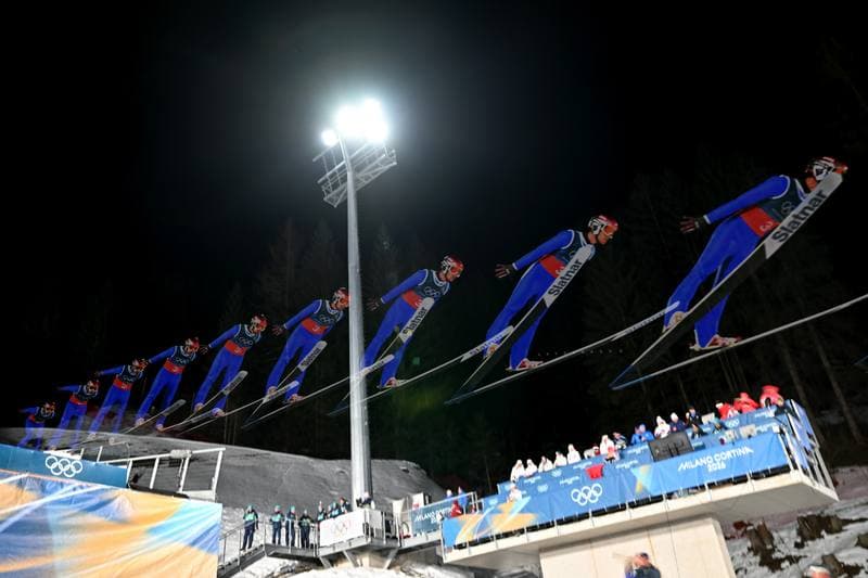 Ski Jumping. FIS World Cup. Men's Super Team Large Hill. 16.02.2026