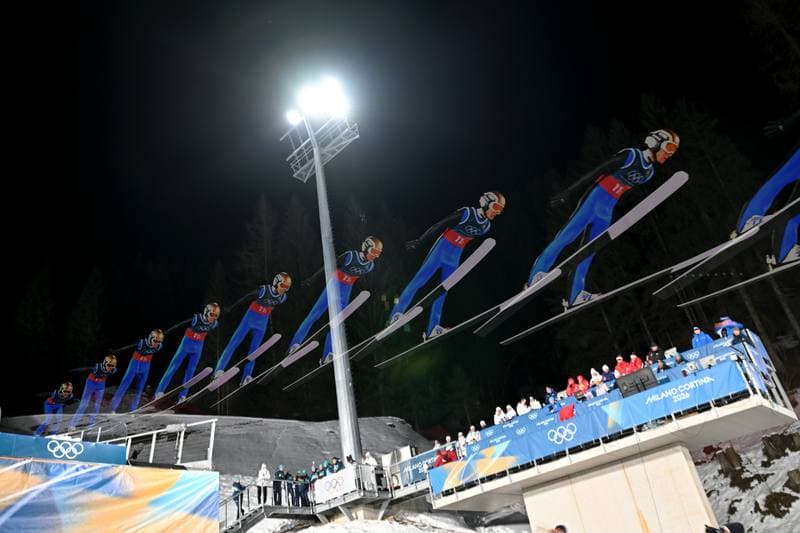 Ski Jumping. FIS World Cup. Men's Super Team Large Hill. 16.02.2026