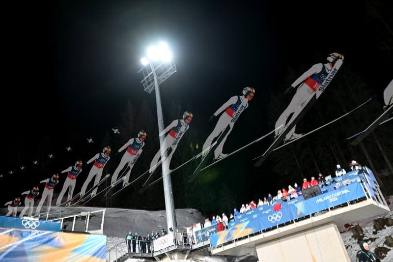 Ski Jumping. FIS World Cup. Men's Super Team Large Hill. 16.02.2026