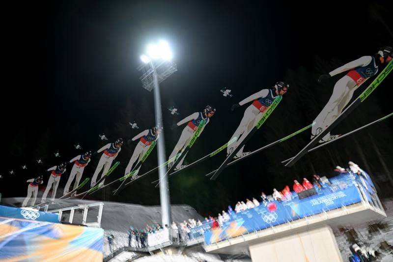 Ski Jumping. FIS World Cup. Men's Super Team Large Hill. 16.02.2026