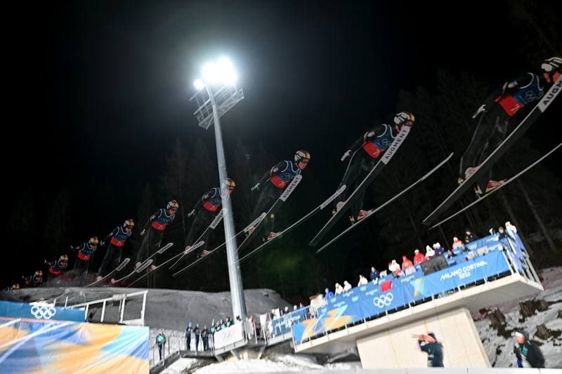 Ski Jumping. FIS World Cup. Men's Super Team Large Hill. 16.02.2026