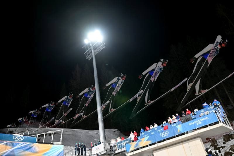 Ski Jumping. FIS World Cup. Men's Super Team Large Hill. 16.02.2026
