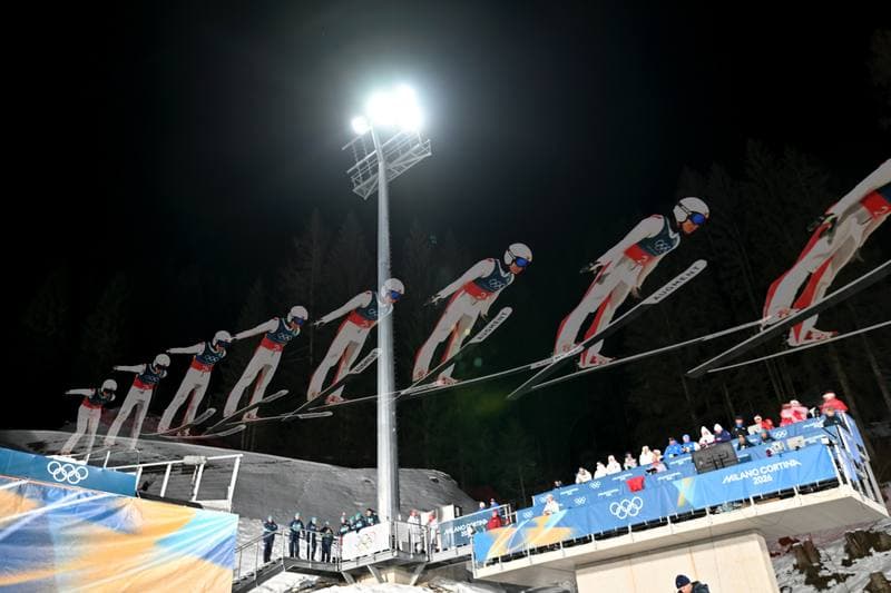 Ski Jumping. FIS World Cup. Men's Super Team Large Hill. 16.02.2026