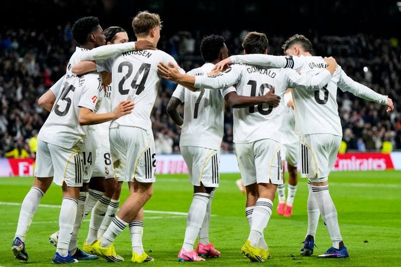 Football. La Liga. Real Madrid - Real Sociedad. 14.02.2026