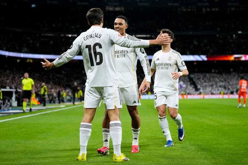 Football. La Liga. Real Madrid - Real Sociedad. 14.02.2026