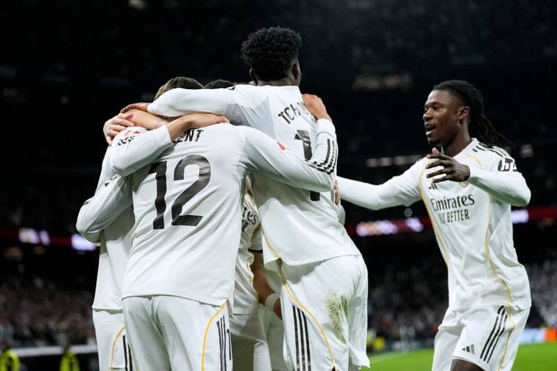 Football. La Liga. Real Madrid - Real Sociedad. 14.02.2026