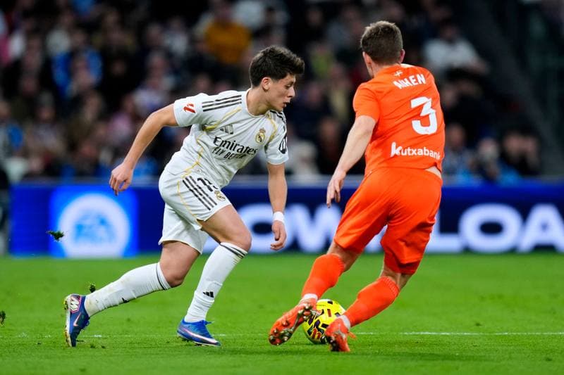 Football. La Liga. Real Madrid - Real Sociedad. 14.02.2026