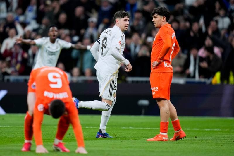 Football. La Liga. Real Madrid - Real Sociedad. 14.02.2026