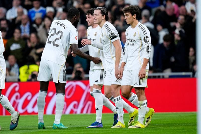 Football. La Liga. Real Madrid - Real Sociedad. 14.02.2026
