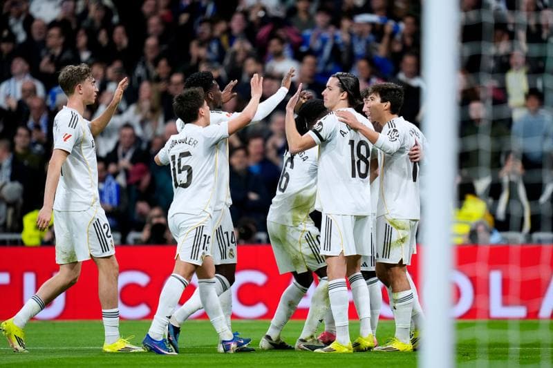 Football. La Liga. Real Madrid - Real Sociedad. 14.02.2026