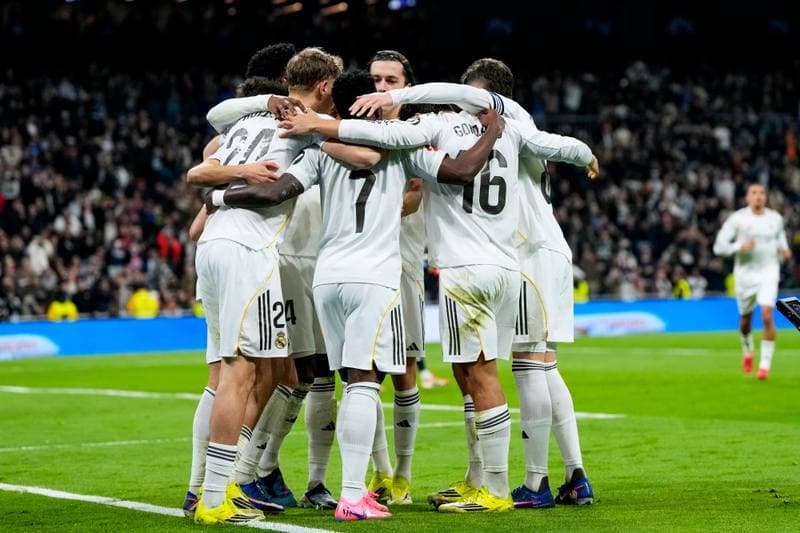Football. La Liga. Real Madrid - Real Sociedad. 14.02.2026