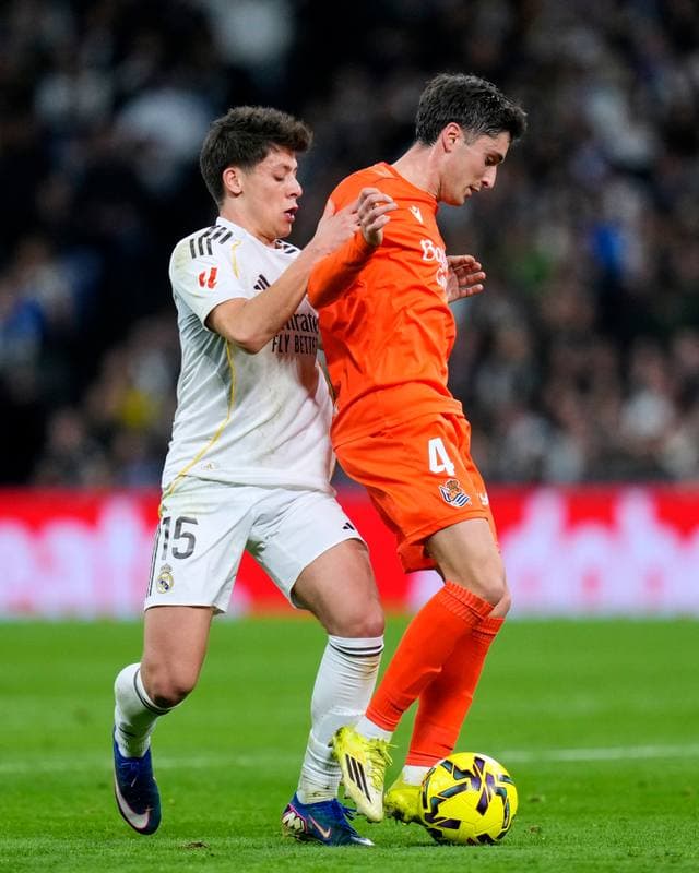 Football. La Liga. Real Madrid - Real Sociedad. 14.02.2026
