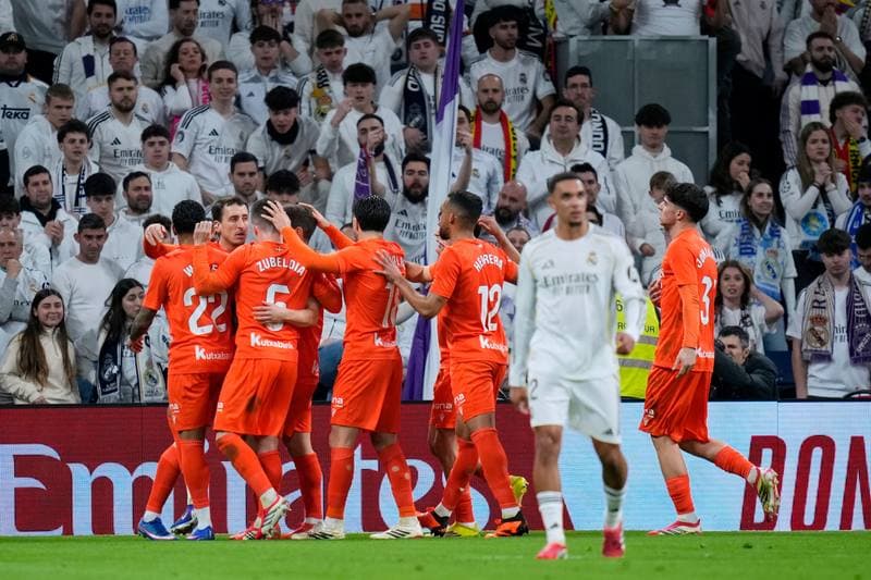 Football. La Liga. Real Madrid - Real Sociedad. 14.02.2026