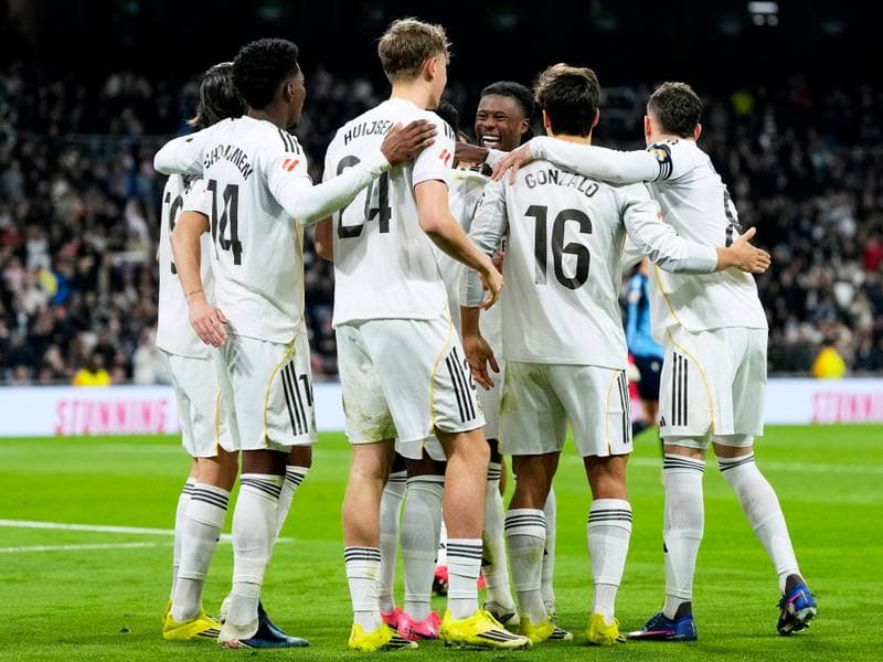 Football. La Liga. Real Madrid - Real Sociedad. 14.02.2026