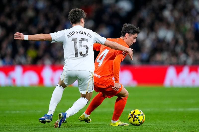 Football. La Liga. Real Madrid - Real Sociedad. 14.02.2026