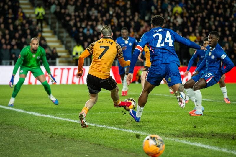Football. Emirates FA Cup. Hull City - Chelsea. 13.02.2026