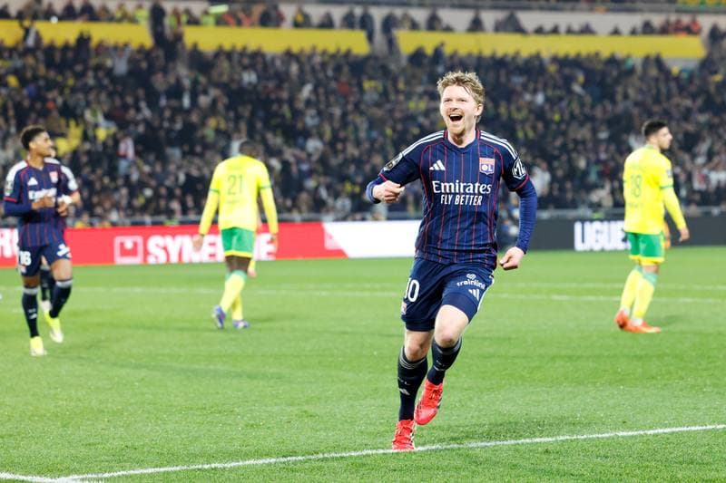 Football. Ligue 1. FC Nantes - Olympique Lyonnais. 07.02.2026