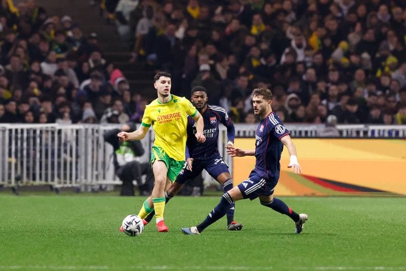 Football. Ligue 1. FC Nantes - Olympique Lyonnais. 07.02.2026
