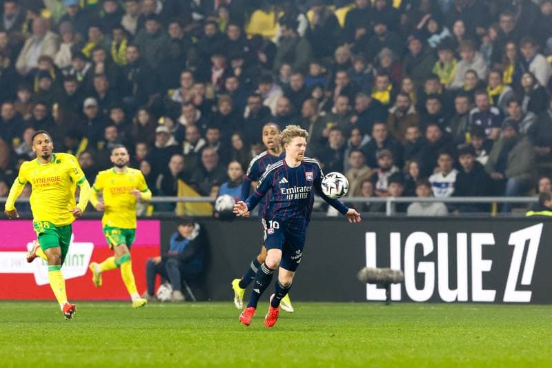 Football. Ligue 1. FC Nantes - Olympique Lyonnais. 07.02.2026