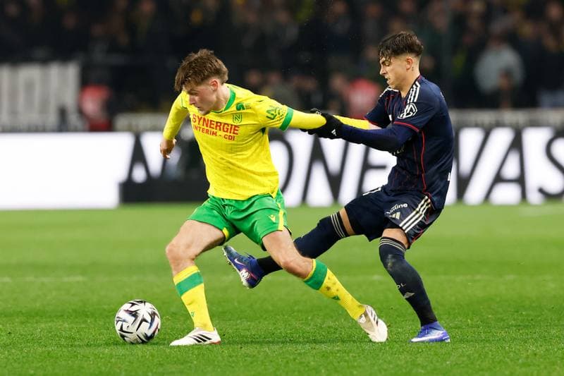 Football. Ligue 1. FC Nantes - Olympique Lyonnais. 07.02.2026