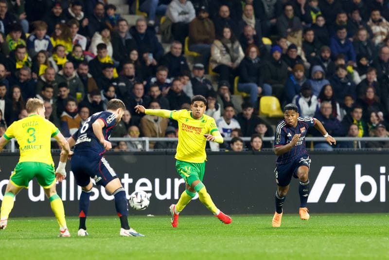 Football. Ligue 1. FC Nantes - Olympique Lyonnais. 07.02.2026